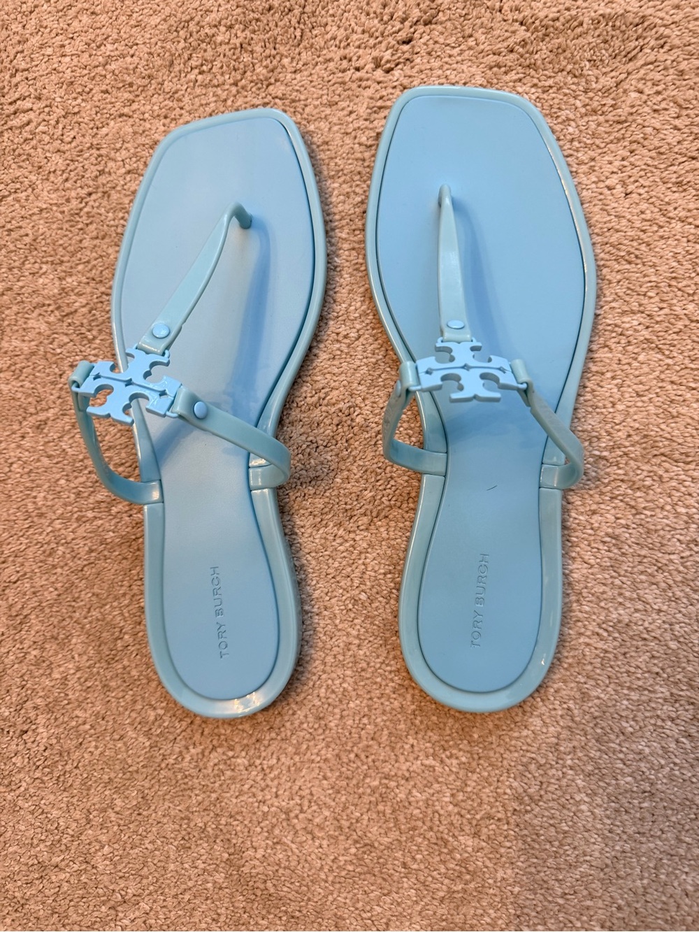 Tory Burch Baby Blue Miller Jelly Sandals